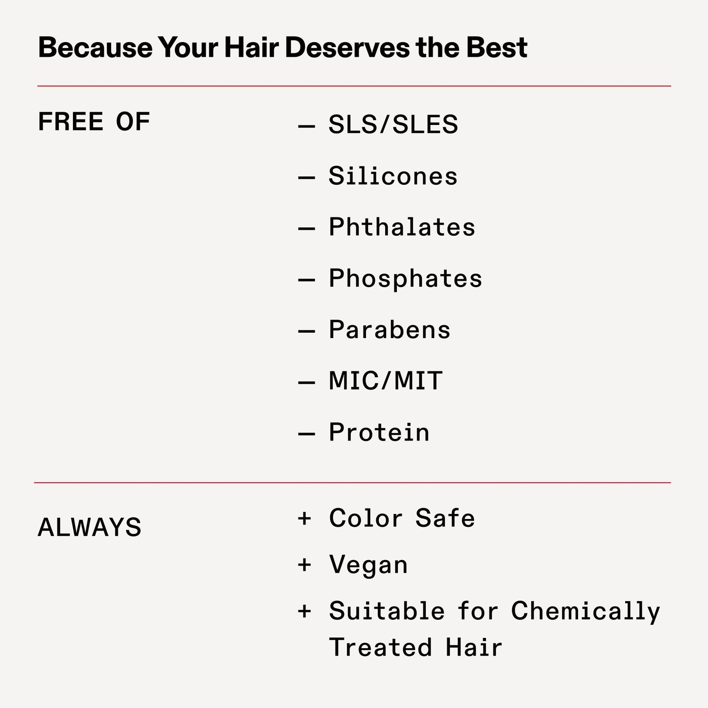 No.3 HAIR PERFECTORTM BONUS SIZE